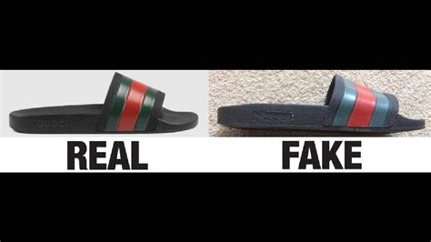 fake gucci slidei cheap thrills|how to authenticate Gucci shoes.